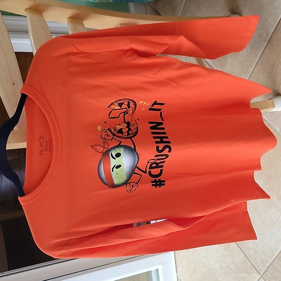 Children place orange crushing it long sleeve XXL/16 - Picture 5 of 5